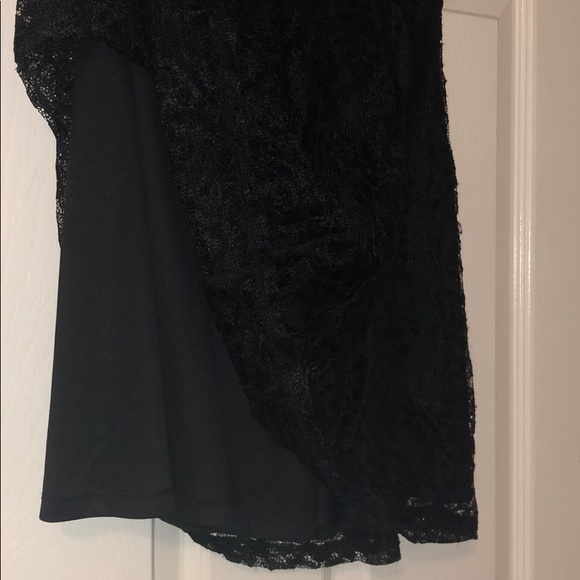 Express Lacy Black Skirt EUC - Picture 5 of 8